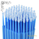 Foto di microbrush da 10pz. con sfondo bianco, marchio My Lash Pro e SNC Super Nail Center