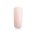 Foto di unghia dipinta con Smalto UV-LED semipermanente Extreme lack colore Natural, rosa semi coprente lattiginoso con sfondo bianco, marchio SNC Super Nail Center