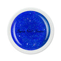 Foto di glitter color gel neon pixie blu da 5ml con sfondo bianco, marchio SNC Super Nail Center