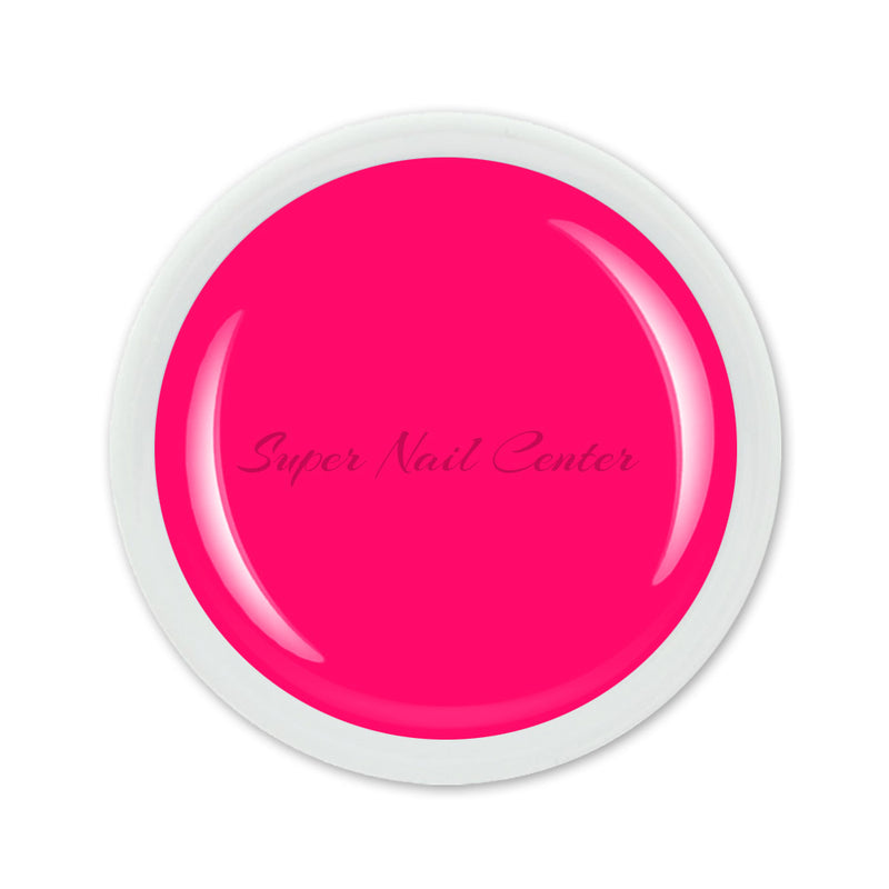 Foto di neon color gel Pink da 5ml con sfondo bianco, marchio SNC Super Nail Center