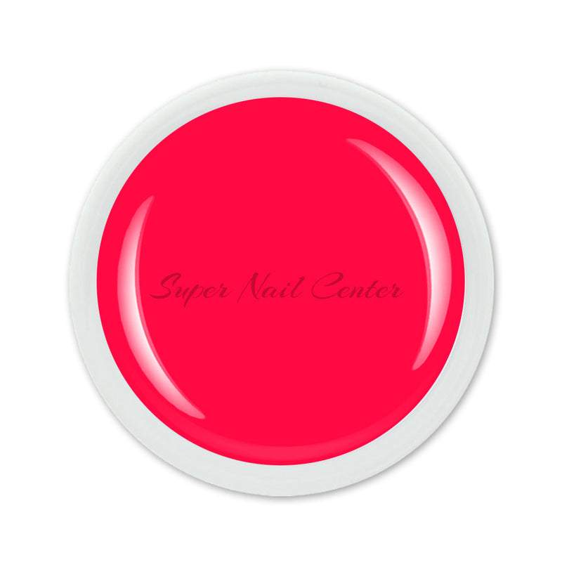 Foto di neon color gel Rosso da 5ml con sfondo bianco, marchio SNC Super Nail Center