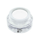 Foto di gel color optic white con sfondo bianco, marchio SNC Super Nail Center