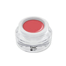 Foto di color gel Orange Coral in barattolino di vetro da 5ml con sfondo bianco, marchio SNC Super Nail Center