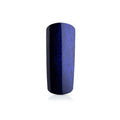 Foto di unghia dipinta con Smalto UV-LED semipermanente Extreme lack colore Pearly Blue, blu elettrico lievemente glitterato, con sfondo bianco, marchio SNC Super Nail Center