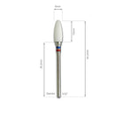 Specifiche e dettagli PUNTA PROFESSIONALE CERAMICA FLAME - ROSSA, frese, punte e cilindrini unghie gel. acrygel ed acrilico, marchio SNC Super Nail Center