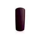 Foto di unghia dipinta con Smalto UV-LED semipermanente Extreme lack colore Rouge Noir , rosso scurissimo con sfondo bianco, marchio SNC Super Nail Center