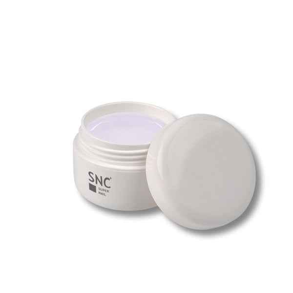Foto di gel UV/LED sigillante finish gloss studioline trasparente da 15ml con sfondo bianco, marchio SNC Super Nail Center