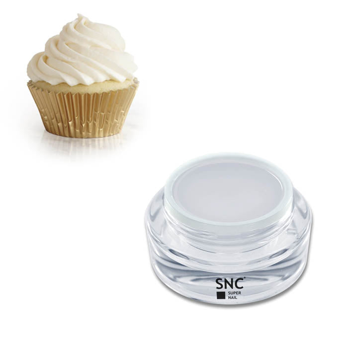 Foto di sigillante UV finale al profumo di Vaniglia da 15ml con sfondo bianco, marchio SNC Super Nail Center