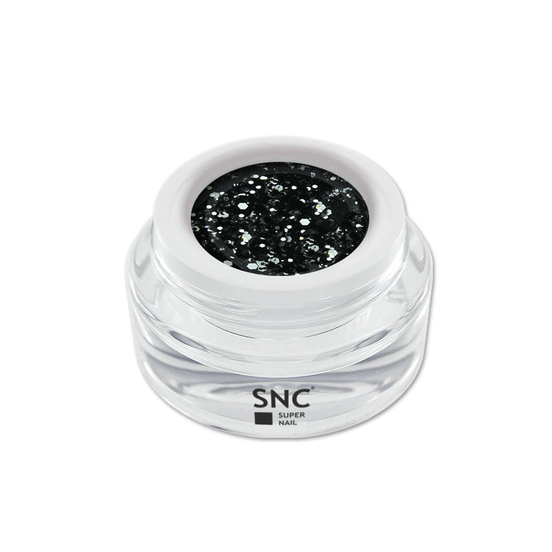 Foto di sparkling provence color gel in barattolino di vetro da 5ml con sfondo bianco, marchio SNC Super Nail Center