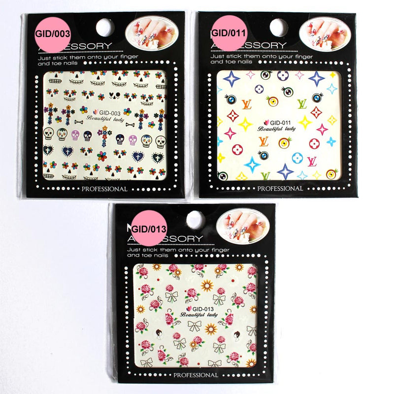 STICKER AD ACQUA GID-013, Nail Art, Stickers, SNC - Super Nail Store